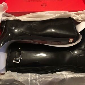 Womens original tall gloss hunter rain boots